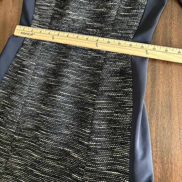 TIBI NEW YORK Maryann black and tweed dress Office Corpcore Size 2 - Picture 8 of 9